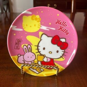 Hello Kitty Decorator China 5" Plate with Stand
